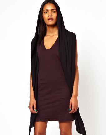 Unconditional Hooded Waistcoat Dress - Lyst