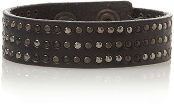 Diesel Studded Cuff Bracelet - Lyst