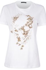 Alexander McQueen Embellished Skull T-Shirt