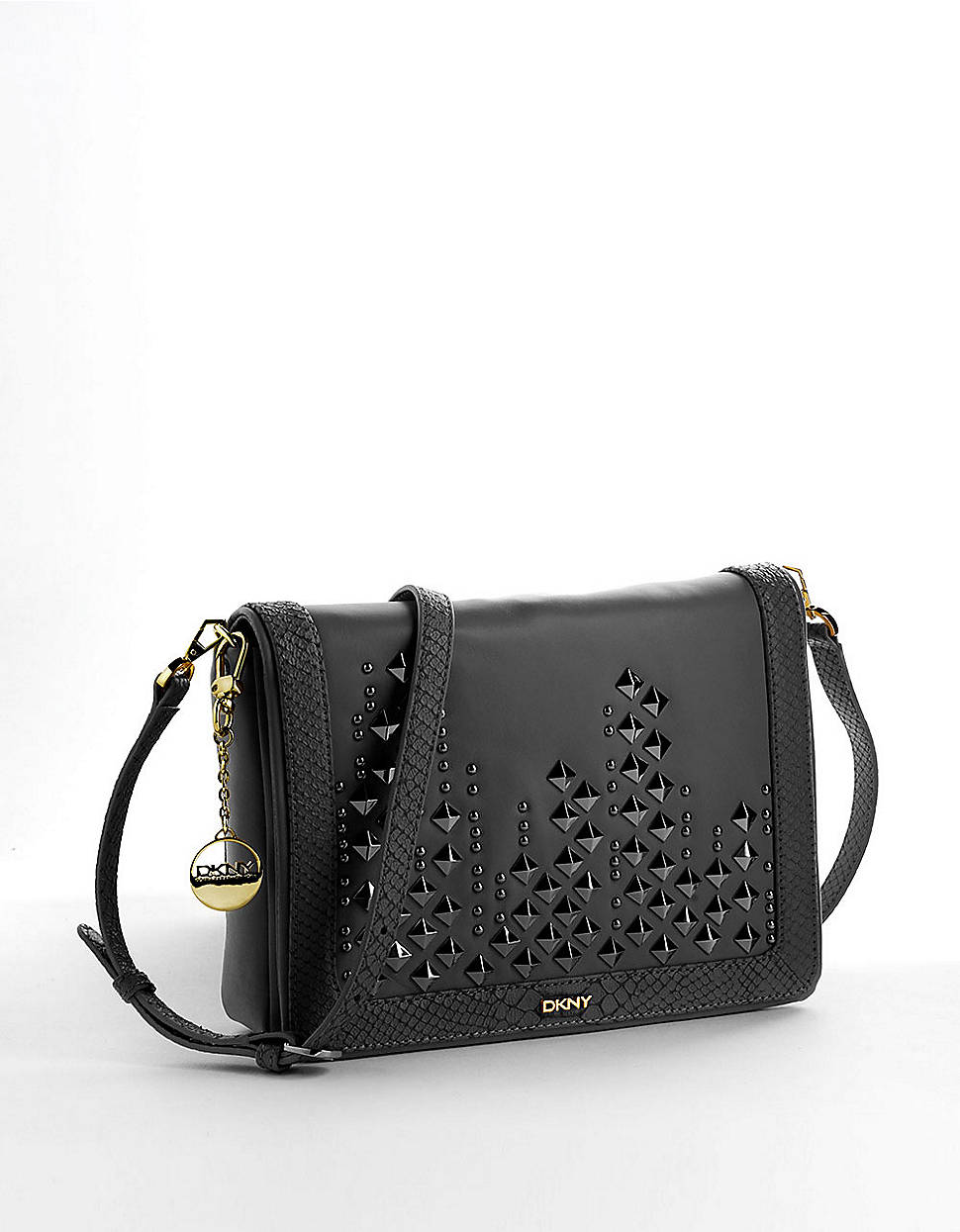 Dkny Leather Clutch Bag with Detachable Strap in Black Lyst