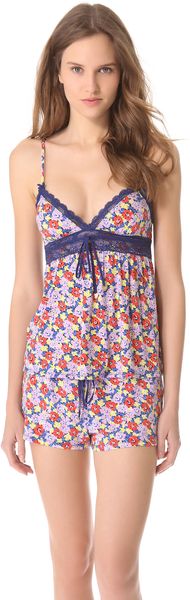 Juicy Couture Riviera Pansy Print Camisole - Lyst