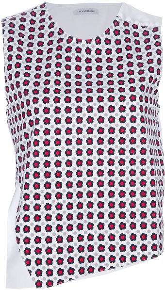 J.W. Anderson Asymmetric Button Top - Lyst