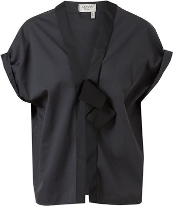Lanvin Cottonsilk Cocoon Top - Lyst