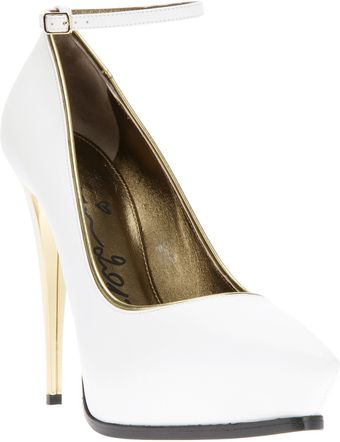 Lanvin Metallic Stiletto Pump - Lyst