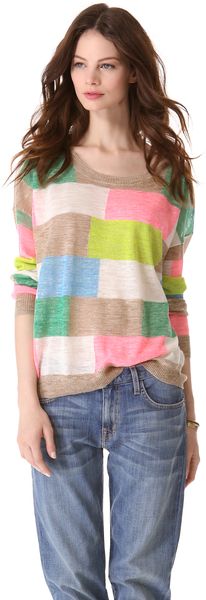 Madewell Color Patch Pullover - Lyst
