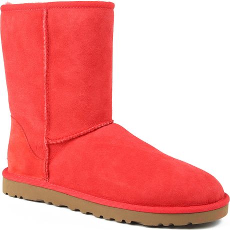 orange and brown uggs