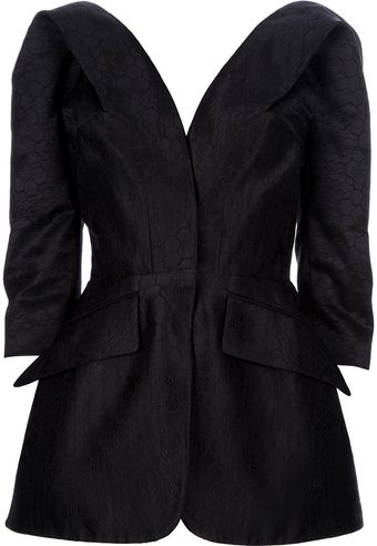 Alexander McQueen Bee and Honeycomb Patterned Jacket - Lyst