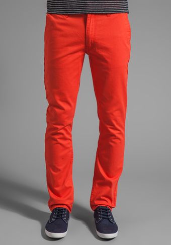 Cheap Monday Slim Chino Pants in Burnt Orange - Lyst