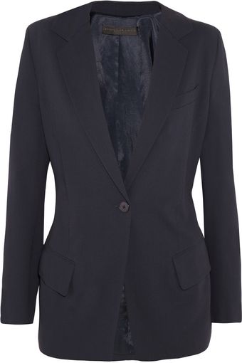 Donna Karan New York Woolblend Twill Blazer - Lyst