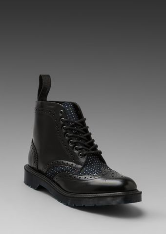 Dr. Martens Made in England Anthony Brogue Boot in Black - Lyst