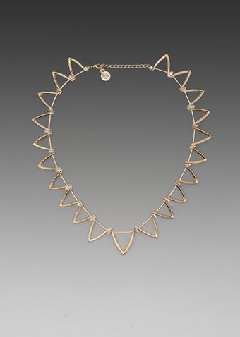 House Of Harlow Trikona Necklace in Metallic Gold - Lyst