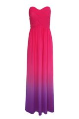 Jane Norman Ombre Pleated Maxi Dress