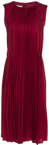 Maison Martin Margiela Pleated Front Dress - Lyst