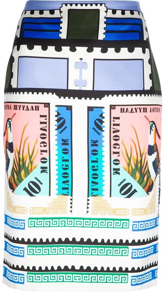 Mary Katrantzou Palim Pencil Skirt - Lyst