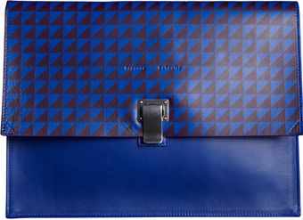 Proenza Schouler Large Lunchbag Clutch Leather Triangle Print - Lyst