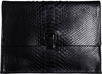 Proenza Schouler Large Lunchbag Clutch Python - Lyst