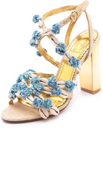 Tory Burch Ambrosia Embellished Sandals - Lyst