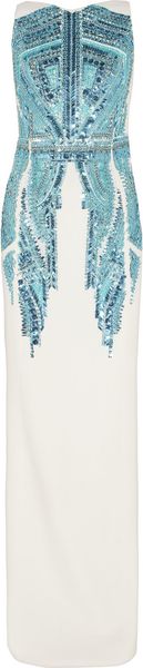 Antonio Berardi Embellished Crepe Gown - Lyst