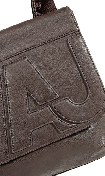 Armani Jeans Faux Leather Aj Shoulder Bag - Lyst