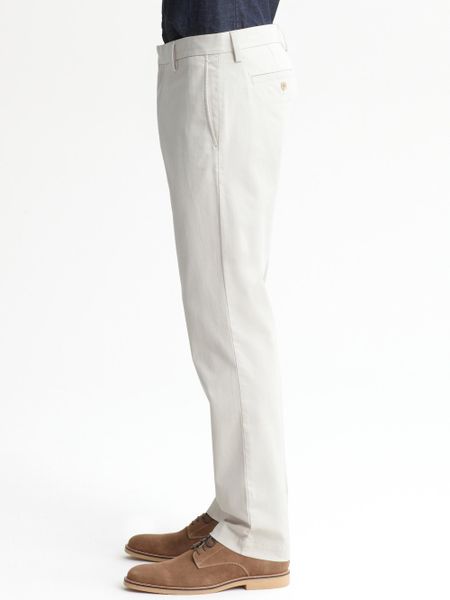 Banana Republic Emerson Vintage Straight Chino in Beige for Men