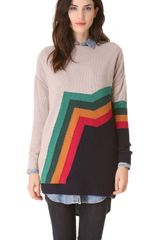 Boy by Band Of Outsiders Aztec Stripe Sweater
