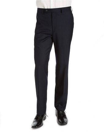 Calvin Klein Flat Front Dress Pants - Lyst