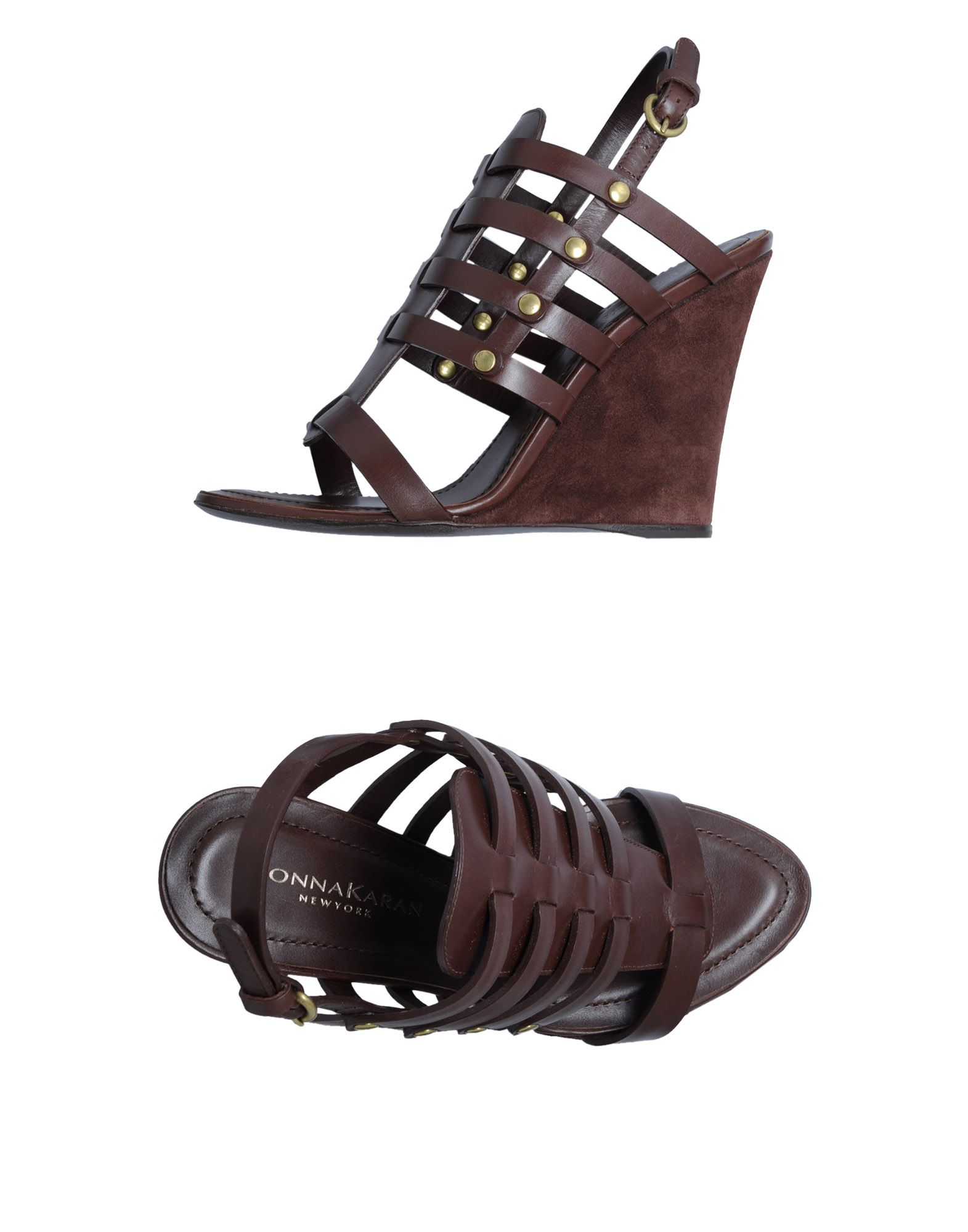 donna karan wedge sneakers