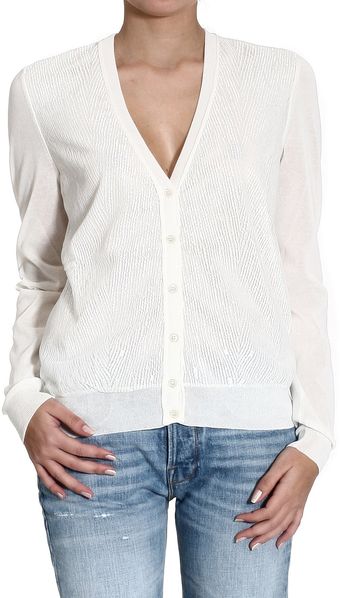 Ferragamo Double Cardigan - Lyst