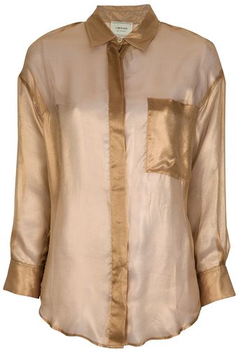 Forte Forte Sheer Silk Blouse - Lyst