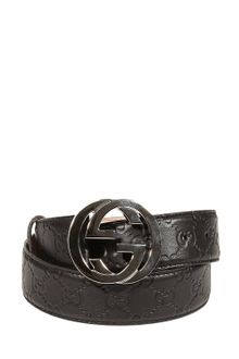Gucci Ssima Belt with Gg Buckle - Lyst