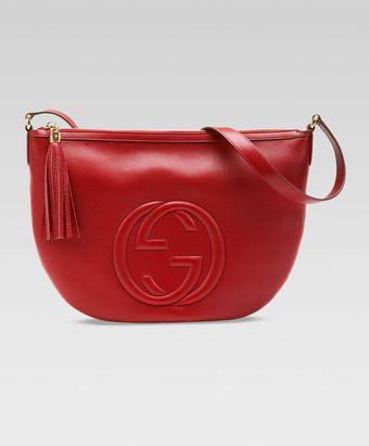 Gucci Soho Leather Messenger Bag - Lyst
