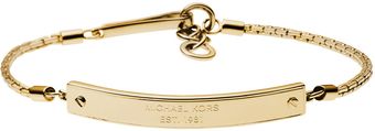 Michael Kors Logoplate Bracelet - Lyst