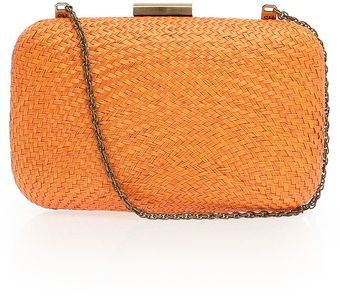 Serpui Marie Woven Rectangle Clutch - Lyst