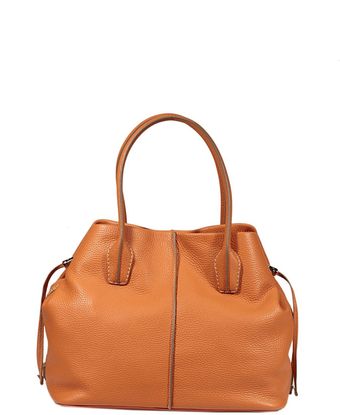 Tod's New D Styling Leather Shopping - Lyst