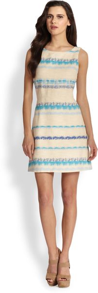 Alice + Olivia Everleigh Printed Dress - Lyst
