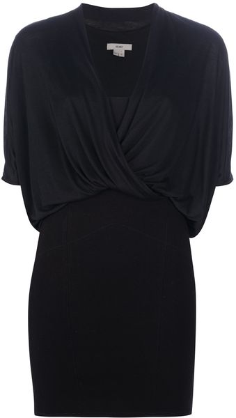 Helmut Lang Drape Dress - Lyst