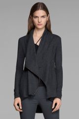 Helmut Lang Sonar Wool Collared Cardigan