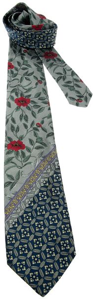 Jean Paul Gaultier Flower Print Tie - Lyst