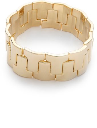 Tory Burch Skinny T Stretch Bracelet - Lyst
