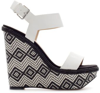 Zara Combination Wedge - Lyst