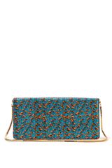 Benedetta Bruzziches Silk Flamingo Pouchette