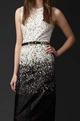 Burberry Prorsum Animal Print Calfskin Dress
