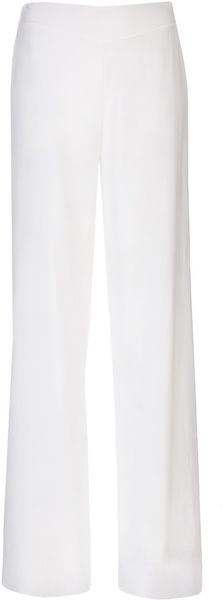 Donna Karan New York Wide Leg Trouser - Lyst