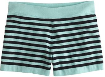 J.Crew Collection Cashmere Stripe Shorts - Lyst