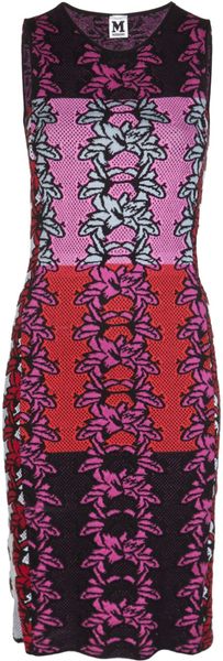 M Missoni Fitted Hibiscus Dress - Lyst