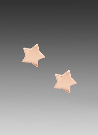 Marc By Marc Jacobs Reluctant Stars Star Stud in Metallic Copper - Lyst