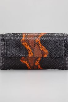 Nancy Gonzalez Python Clutch Bag - Lyst