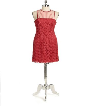 Nicole Miller Sleeveless Daisy Lace Dress - Lyst