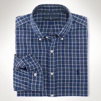 Polo Ralph Lauren Classic Fit Plaid Linen Shirt - Lyst