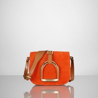Ralph Lauren Stirrup Flap Shoulder Bag - Lyst